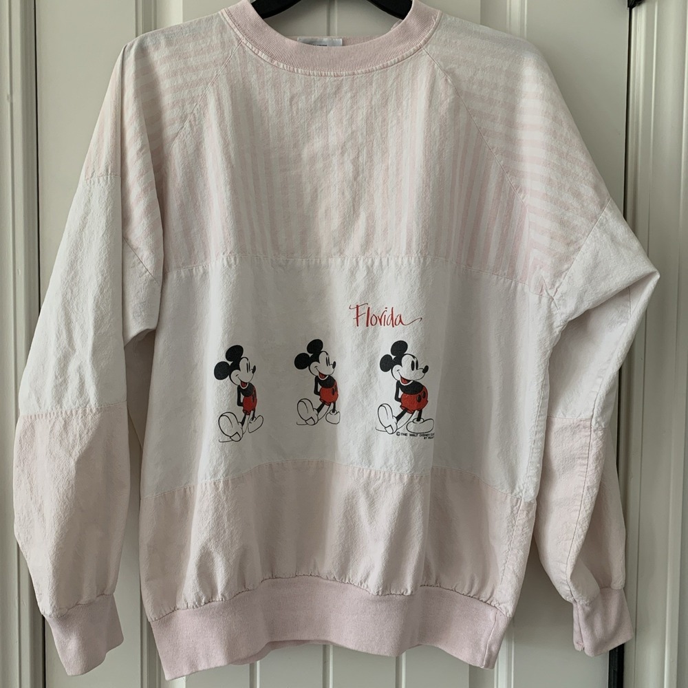 Vintage The Walt Disney Company By Velva Sheen Micky Mouse Cotton Made In USA  S